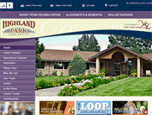 Tablet Screenshot of highlandpark-alliance.com